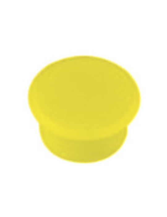 Aimant Alco 13mm rond jaune boîte. 10 pièces