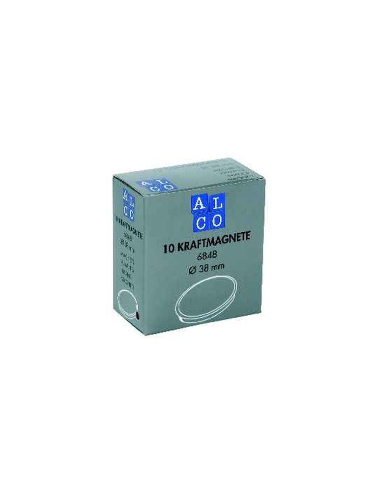 AIMANT ROND 38mm JAUNE/10 £