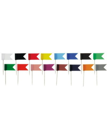 Markeervlaggetjes Alco 20 stuks in doosje rood