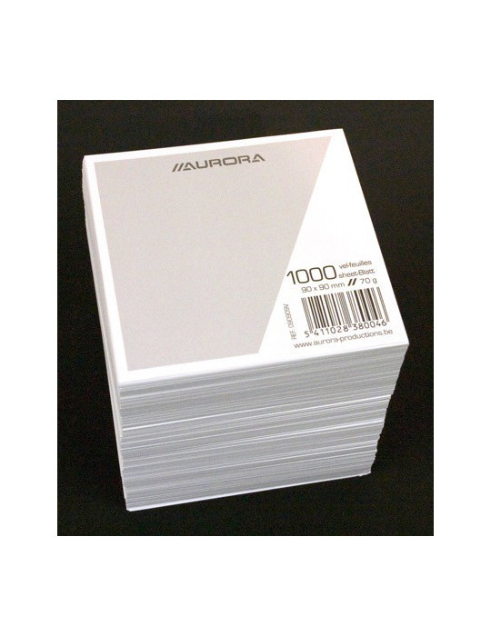 BLOC CUBES 9X9X9 FEUILLES SIMPLES