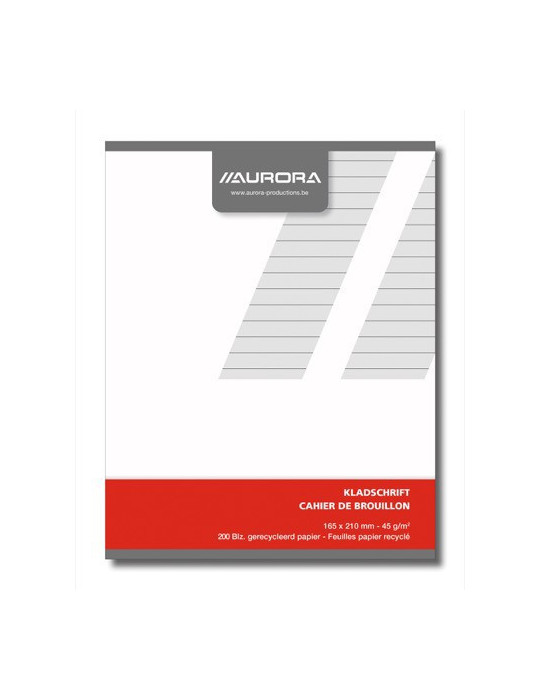 CAHIER BROUILLON LIGNÉ+M 200P RECY