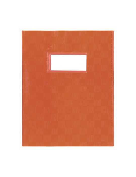 PROTÈGE-CAHIER UNI+ÉTIQ.ORANGE PP