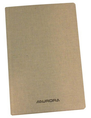 CARNET TOILE GRISE 192P Q5X5