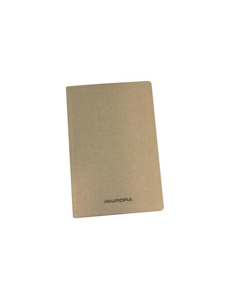 CARNET TOILE GRISE 192P Q5X5