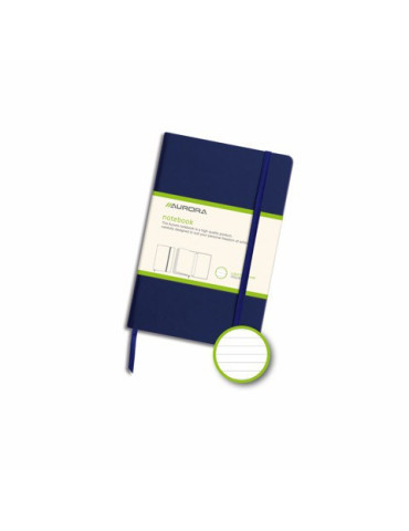 CARNETS, 95X145 192P LIGNE VIVELLA BLEU, PAPIER CHAMOIS