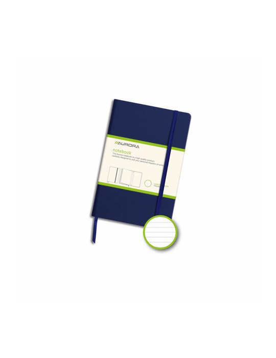 CARNETS, 95X145 192P LIGNE VIVELLA BLEU, PAPIER CHAMOIS