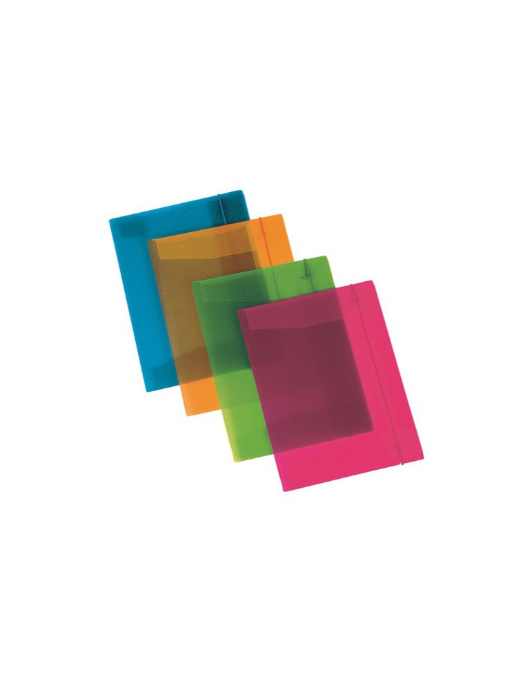 FARDE ÉLASTIQUES A4 PP TRANSP.