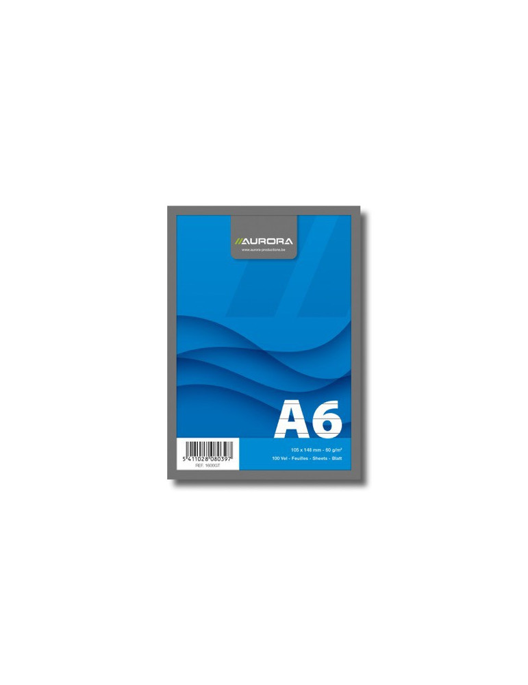 BLOC NOTES A6 100FLLS LIGNÉ
