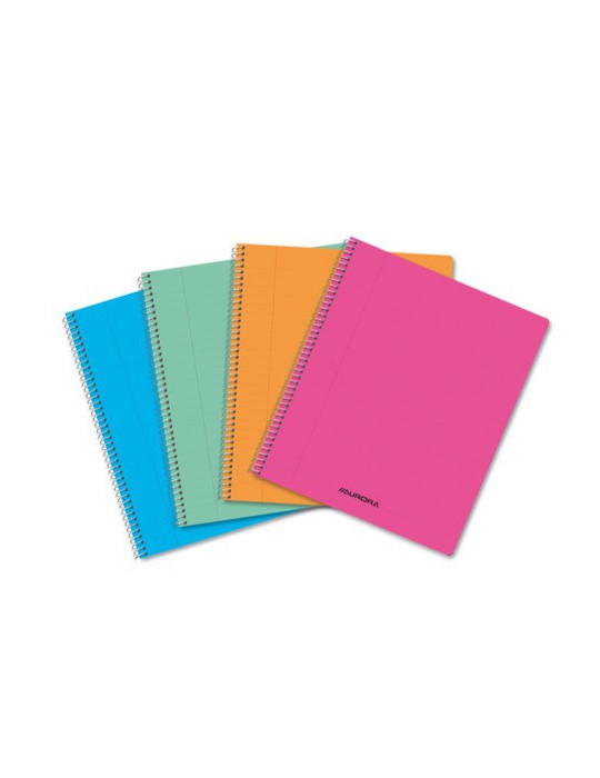 CAHIER SPIRALÉ PP 120PAGES LIGNÉ+M