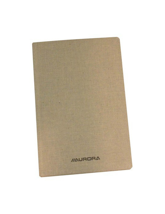 CARNET TOILE GRISE 192P Q5X5