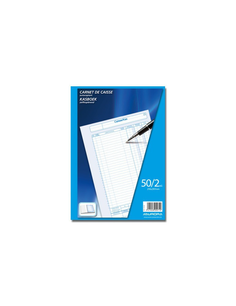 CARNET DE CAISSE A4 50/2 NÉER/FRAN