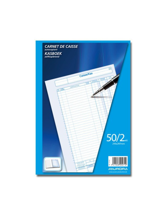 CARNET DE CAISSE A4 50/2 NÉER/FRAN