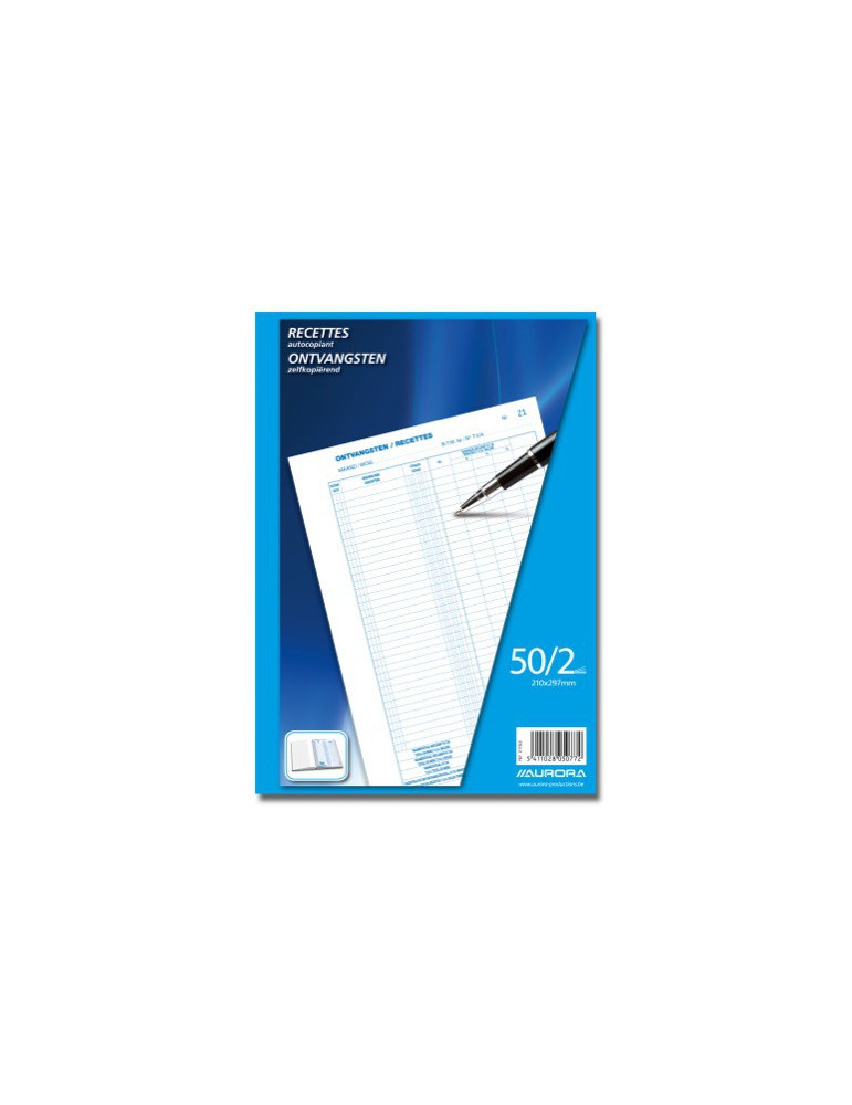 CARNET RECETTES A4 50/2