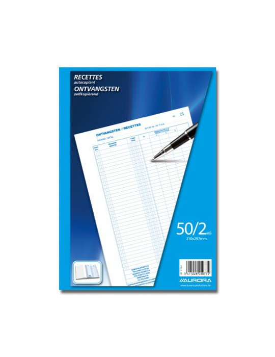 CARNET RECETTES A4 50/2