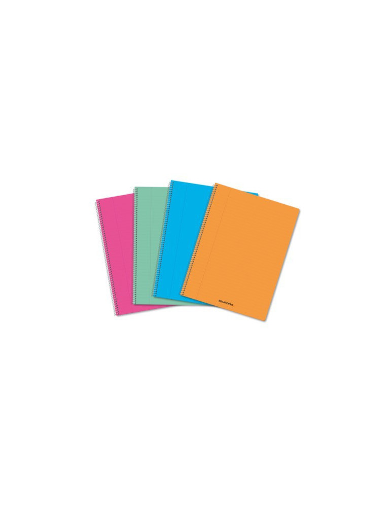 CAHIER SPIRALÉ PP A4 120PA LIGNÉ+M