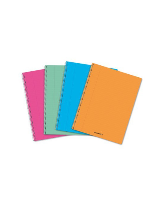 CAHIER SPIRALÉ PP A4 120PA LIGNÉ+M