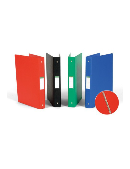 CLASSEUR DIN A4 4ANNEAUX ASS.25MM