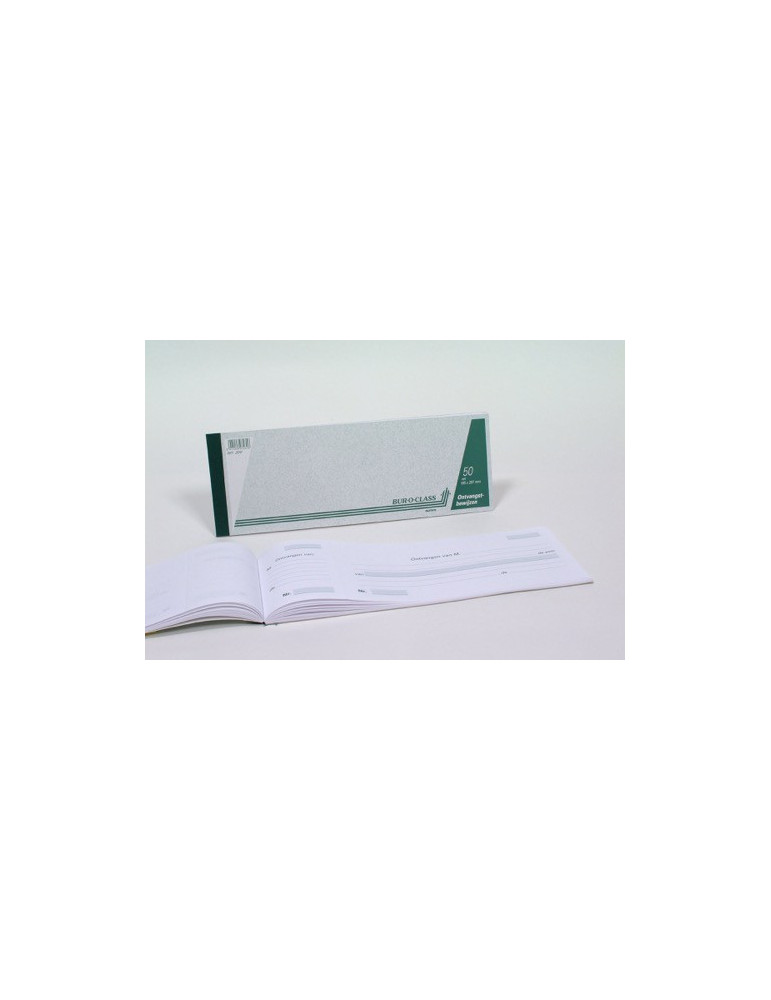 REÇUS, papier sans bois, Néerlandais, 50fls, 297x105mm