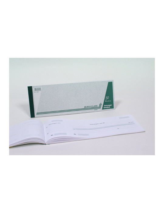 REÇUS, papier sans bois, Néerlandais, 50fls, 297x105mm