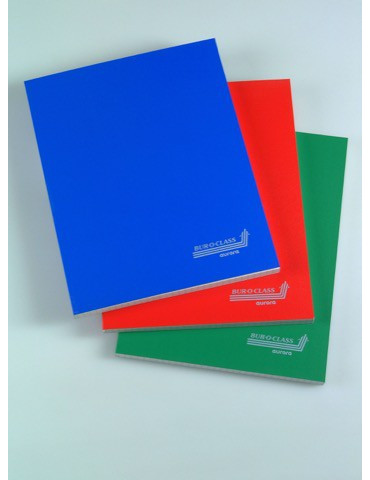 CAHIERS AVEC COUVERTURE PELLICULÉE, CAHIER 180PAGES Q5X5, PAPIER SANS