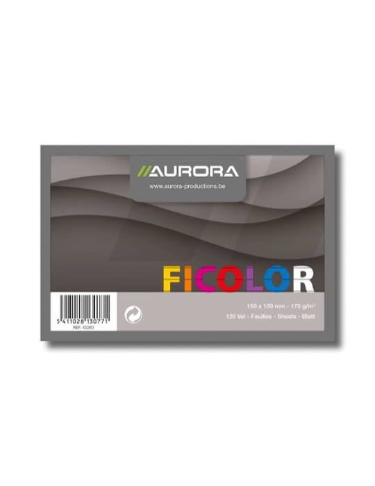 FICHES FICOLOR 100X150 LIG.180G/M²