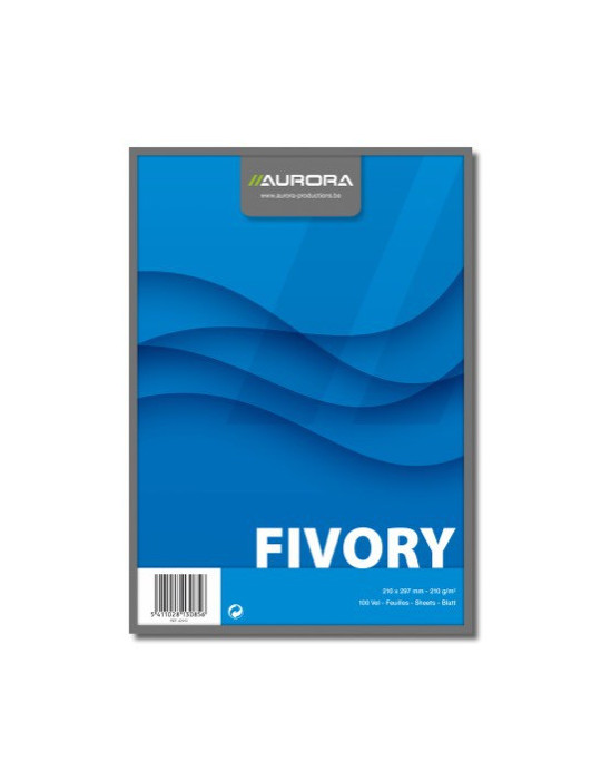 FICHES A4 BLANC UNI 205G/M²