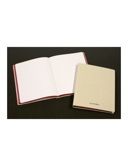 CAHIER TOILE GRISE 192P Q5X5