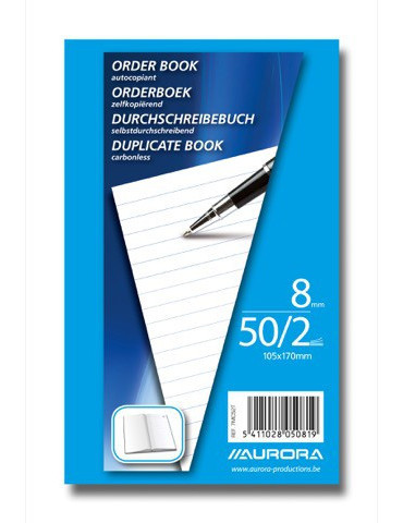 CARNET AUTOCOP.17X10,5 50/2 LIGNÉ