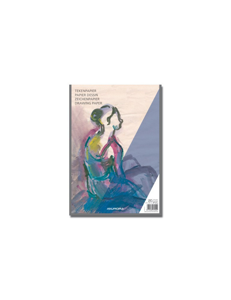 BLOC DESSIN 200G/M² A4 20FLLS