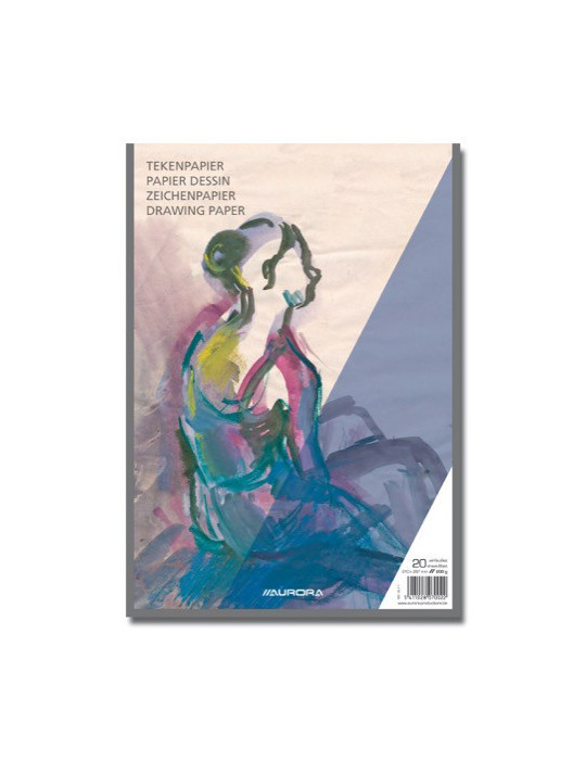 BLOC DESSIN 200G/M² A4 20FLLS