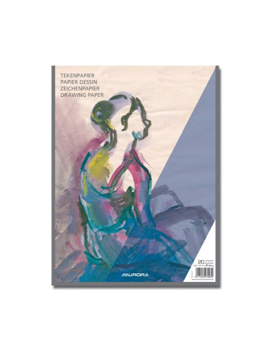 BLOC DESSIN 200G/M² 24X31,5 20FLLS