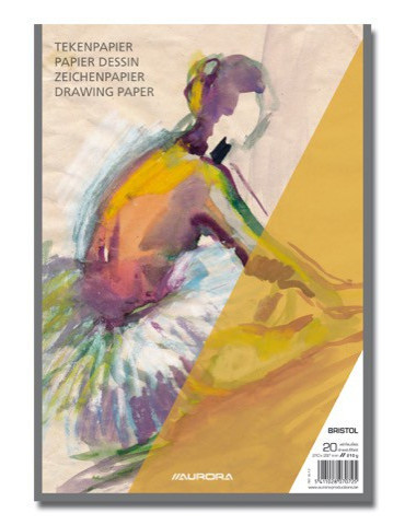 BLOC DESSIN BRISTOL 210G/M² A4 20F
