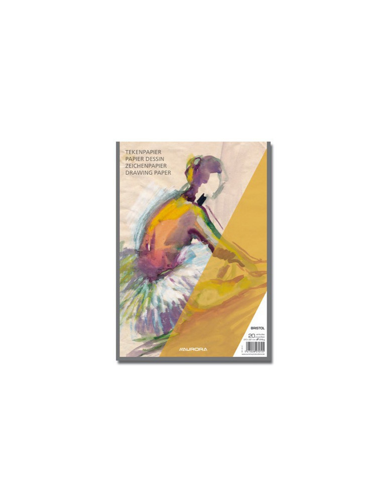 BLOC DESSIN BRISTOL 210G/M² A4 20F