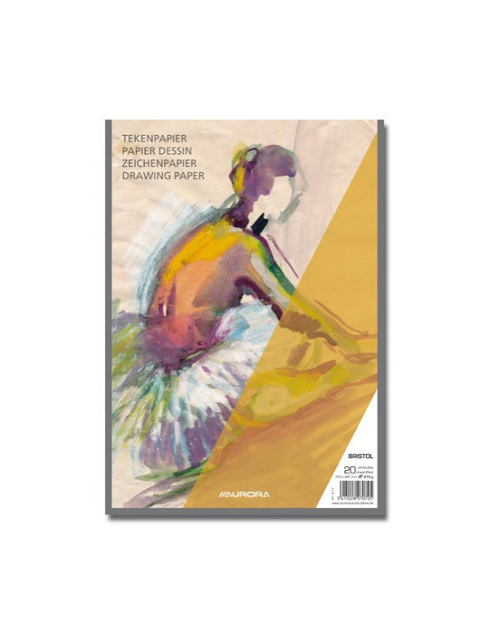 BLOC DESSIN BRISTOL 210G/M² A4 20F