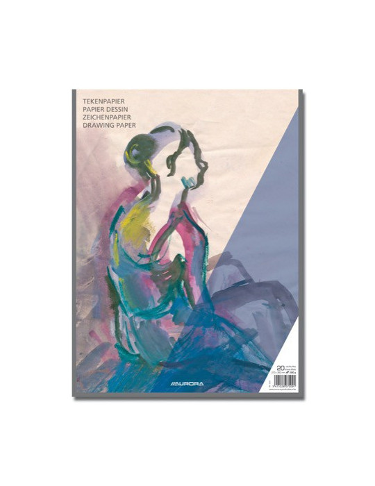 BLOC DESSIN 200G/M² 27X36 20FLLS