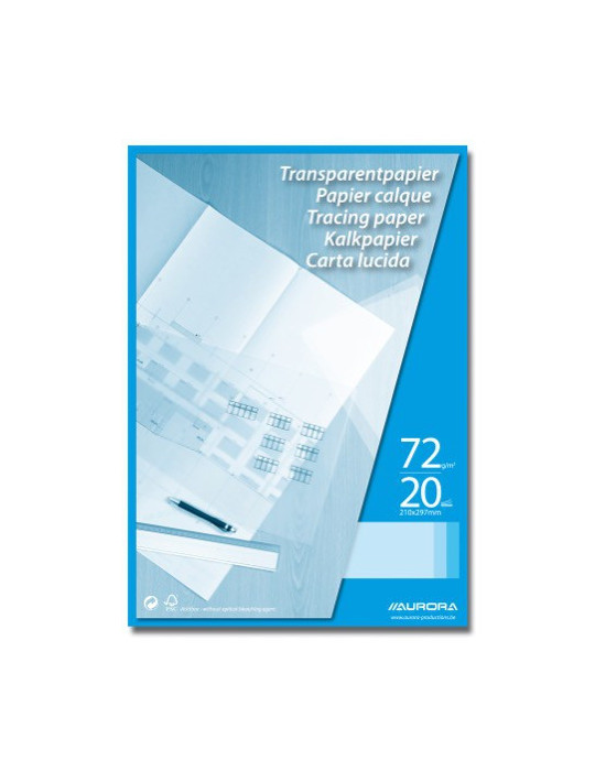 BLOC CALQUES A4 20FLLS