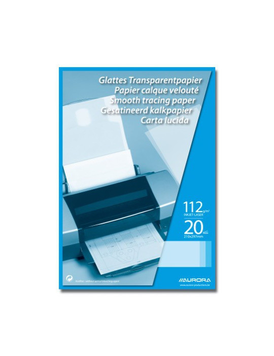 BLOC CALQUES A4 20FLLS INKJET&LASER