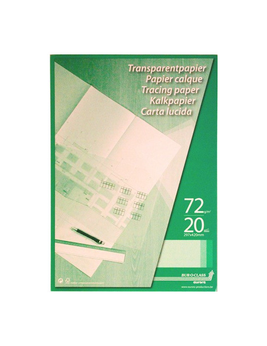 BLOC CALQUES A2 20FLLS