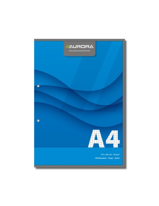 BLOC DE COURS A4 100F.Q5X5+M 2TR.