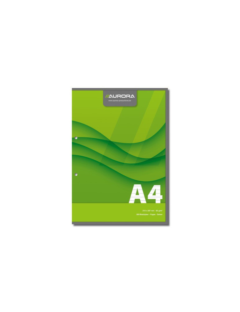 BLOC DE COURS A4 100F.LIGNÉ+M 2TR.