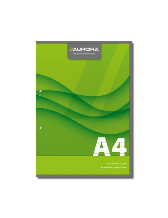 BLOC DE COURS A4 100F.LIGNÉ+M 2TR.