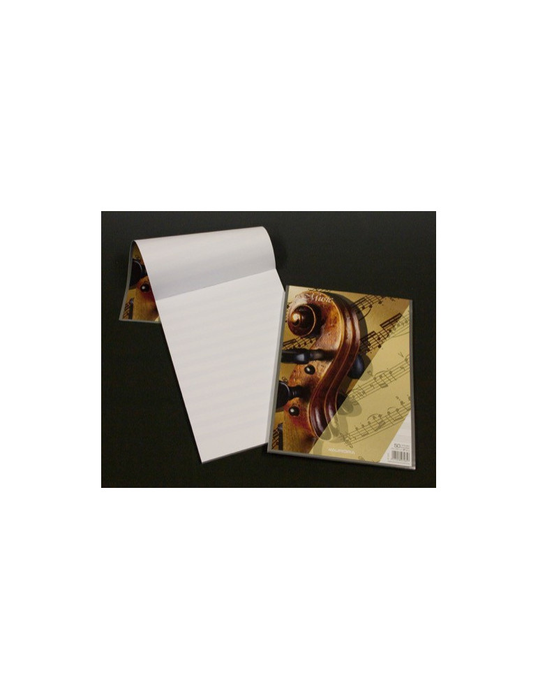 BLOC MUSIQUE A4 50FLLS