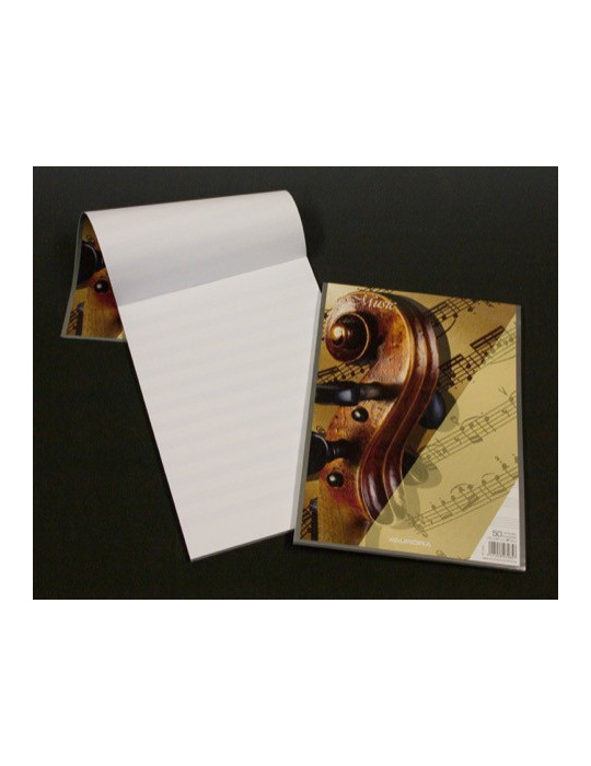 BLOC MUSIQUE A4 50FLLS