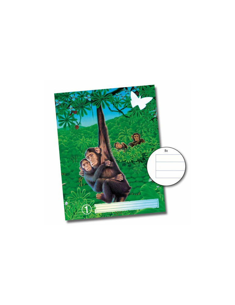 CAHIER RECYCL NR1 36FLS 8PORTÉES