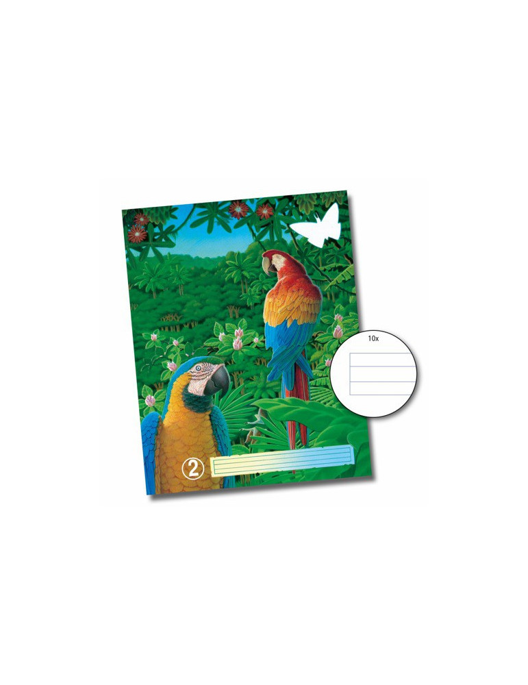 CAHIER RECYCL NR2 36FLS 10PORTÉES