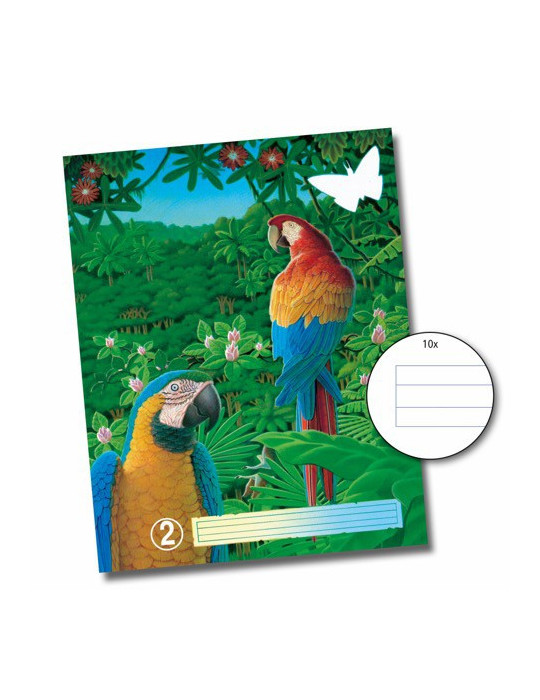 CAHIER RECYCL NR2 36FLS 10PORTÉES