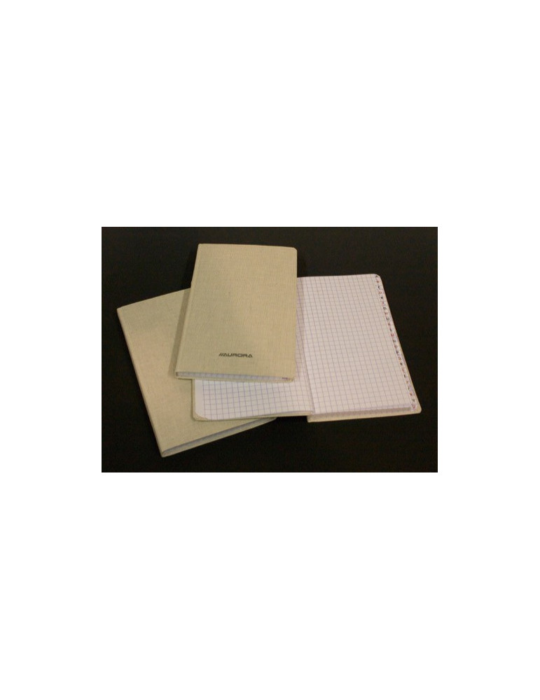 CARNET TOILE GRISE 192P Q5X5 RÉPER