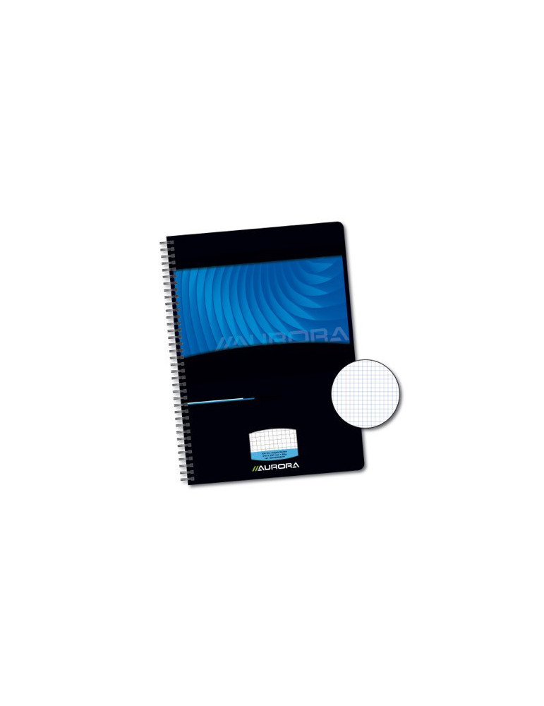 NOTEBOOKS COUVERTURE PP IMPRIMÉ, papier sans bois extra blanc, quad.5m