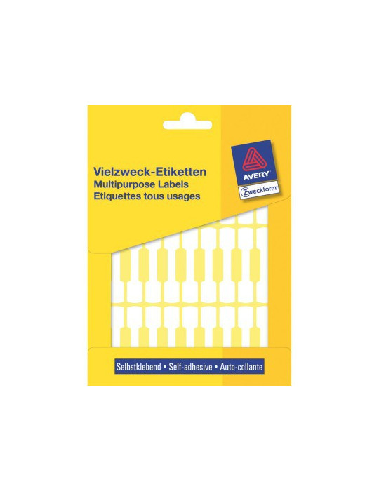 Etiquettes tous usages,blanches 49x10mm boîte 924 pcs