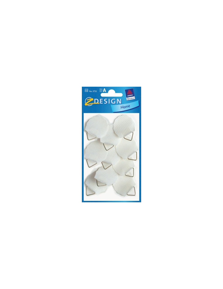 Schilderijhanger Z-design Home 30mm wit pakje a 8st.